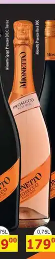 BENE Nápoje Mionetto Prosecco Rosé 0,75l nabídka
