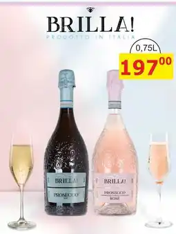 BENE Nápoje BRILLA! PROSECCO 0,75l nabídka