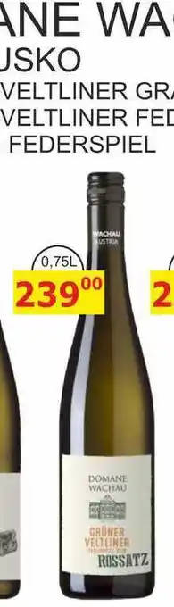 BENE Nápoje DOMÄNE WACHAU GRÜNER VELTLINER rossatz 0,75L nabídka