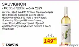 BENE Nápoje ZNOVÍN SAUVIGNON - POZDNÍ SBĚR, ročník 2023 nabídka