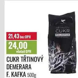 Ratio CUKR TŘTINOVÝ DEMERARA F. KAFKA 500g nabídka