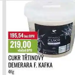 Ratio CUKR TŘTINOVÝ DEMERARA F. KAFKA 4Kg nabídka