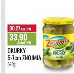 Ratio OKURKY 5-7cm ZNOJMIA 520g nabídka