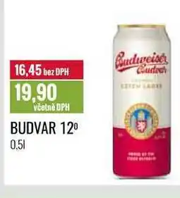 Ratio BUDVAR 12° 0,5l nabídka