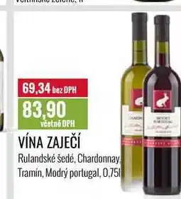 Ratio VÍNA ZAJEČÍ 0,75l nabídka