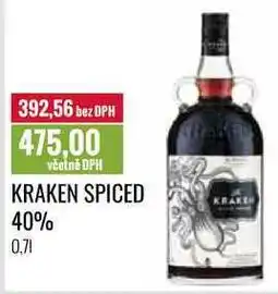 Ratio KRAKEN SPICED 40% 0,7l nabídka