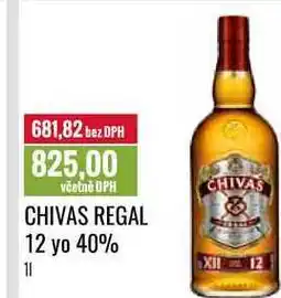 Ratio CHIVAS REGAL 12 yo 40% 1l nabídka