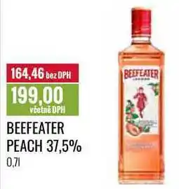 Ratio BEEFEATER PEACH 37,5% 0,7l nabídka