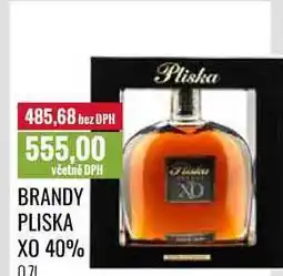 Ratio BRANDY PLISKA XO 40% 0,7l nabídka