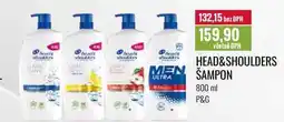 Ratio HEAD&SHOULDERS ŠAMPON 800 ml nabídka