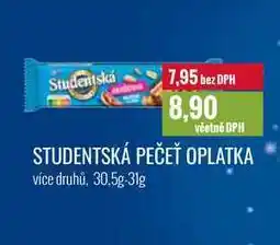 Ratio STUDENTSKÁ PEČEŤ OPLATKA 30,5g-31g nabídka