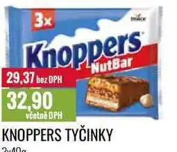 Ratio KNOPPERS TYČINKY 3x40g nabídka