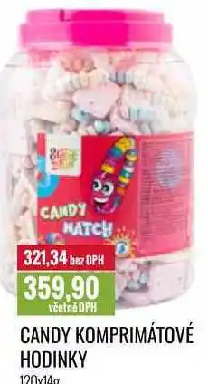 Ratio CANDY KOMPRIMÁTOVÉ HODINKY 120x14g nabídka