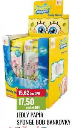 Ratio JEDLÝ PAPÍR SPONGE BOB BANKOVKY 10g nabídka