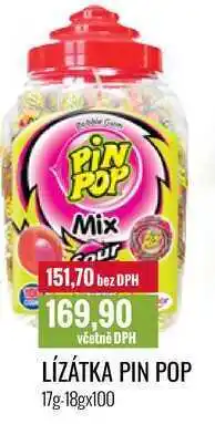 Ratio LÍZÁTKA PIN POP 17g-18gx100 nabídka