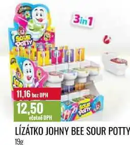 Ratio LÍZÁTKO JOHNY BEE SOUR POTTY 19g nabídka