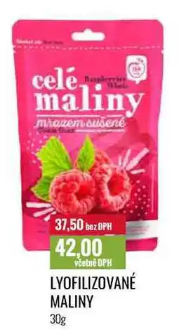 Ratio LYOFILIZOVANÉ MALINY 30g nabídka