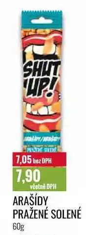 Ratio ARAŠÍDY PRAŽENÉ SOLENÉ 60g nabídka