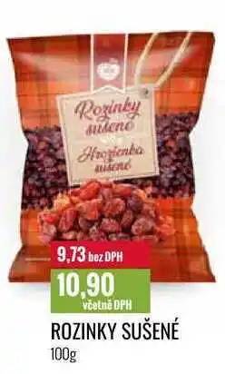 Ratio ROZINKY SUŠENÉ 100g nabídka