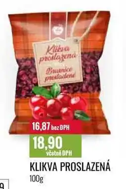 Ratio KLIKVA PROSLAZENÁ 100g nabídka