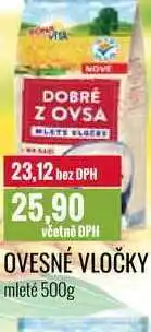 Ratio OVESNÉ VLOČKY mleté 500g nabídka