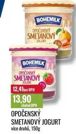 Ratio OPOČENSKÝ SMETANOVÝ JOGURT více druhů, 150g nabídka