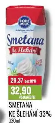 Ratio SMETANA KE ŠLEHÁNÍ 33% 330ml nabídka