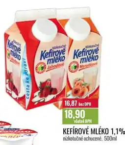 Ratio KEFÍROVÉ MLÉKO 1,1% nízkotučné ochucené, 500ml nabídka