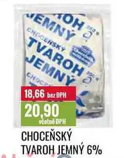 Ratio CHOCEŇSKÝ TVAROH JEMNÝ 6% 250g nabídka