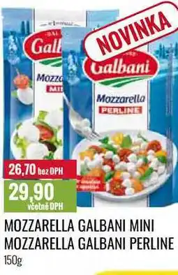 Ratio MOZZARELLA GALBANI MINI, MOZZARELLA GALBANI PERLINE 150g nabídka