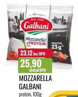 Ratio MOZZARELLA GALBANI protein, 100g nabídka