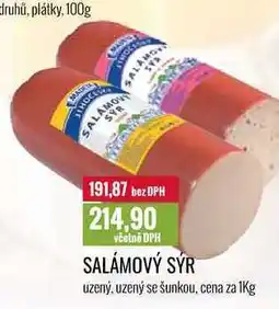 Ratio SALÁMOVÝ SÝR cena za 1Kg nabídka