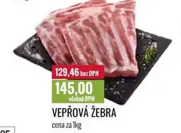 Ratio VEPŘOVÁ ŽEBRA cena za 1kg nabídka