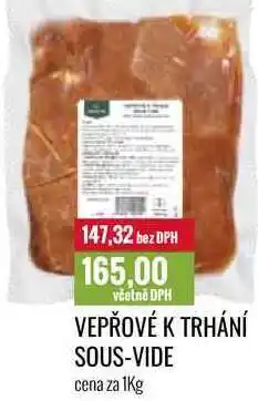 Ratio VEPŘOVÉ K TRHÁNÍ SOUS-VIDE cena za 1Kg nabídka