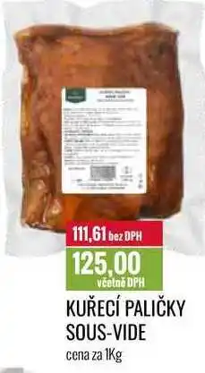 Ratio KUŘECÍ PALIČKY SOUS-VIDE cena za 1Kg nabídka