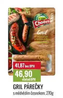 Ratio GRIL PÁREČKY s mědvědím česnekem, 270g nabídka