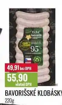 Ratio BAVORIŠSKÉ KLOBÁSKY 220g nabídka
