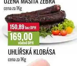 Ratio UHLÍŘSKÁ KLOBÁSA cena za 1Kg nabídka