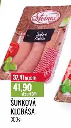 Ratio ŠUNKOVÁ KLOBÁSA 300g nabídka