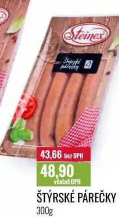 Ratio ŠTÝRSKÉ PÁREČKY 300g nabídka
