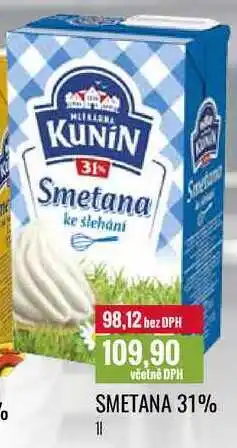 Ratio SMETANA 31% 1l nabídka