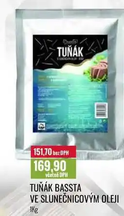 Ratio TUŇÁK BASSTA VE SLUNEČNICOVÝM OLEJI 1Kg nabídka