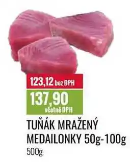 Ratio TUŇÁK MRAŽENÝ MEDAILONKY 50g-100g 500g nabídka