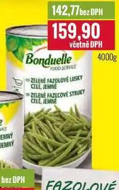 Ratio Bonduelle ZELENÉ FAZOLOVÉ LUSKY 4000g nabídka