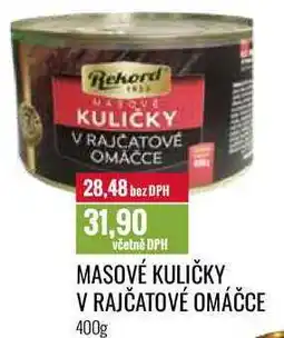 Ratio MASOVÉ KULIČKY V RAJČATOVÉ OMÁČCE 400g nabídka