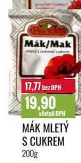 Ratio MÁK MLETÝ S CUKREM 200g nabídka
