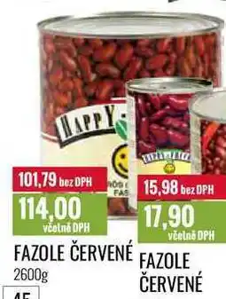 Ratio FAZOLE ČERVENÉ 2600g nabídka