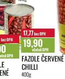 Ratio FAZOLE ČERVENÉ CHILLI 400g nabídka