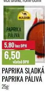 Ratio PAPRIKA SLADKÁ, PAPRIKA PÁLIVÁ 25g nabídka