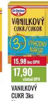 Ratio VANILKOVÝ CUKR 3ks 24g nabídka